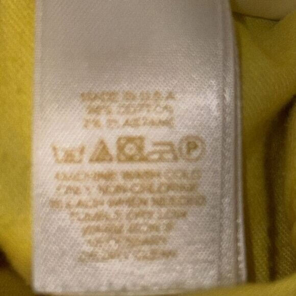 Kate Spade Play Hooky Broome Street Yellow Stretch Denim Capri Pants Sz 29 - Picture 10 of 13